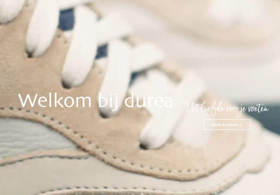 Logo en website Durea schoenen